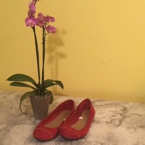 Red Merona Flats